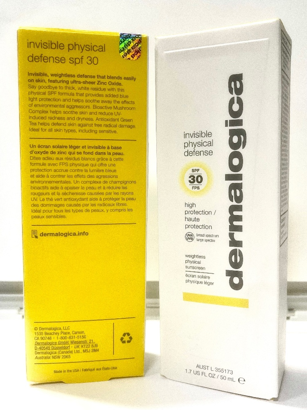Dermalogica Invisible Physical Defense SPF 30 EXP 01/2027